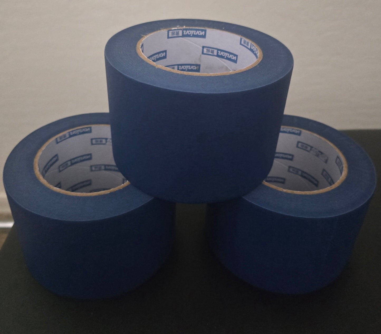 Blue painting tape 3 in. Pack of 4