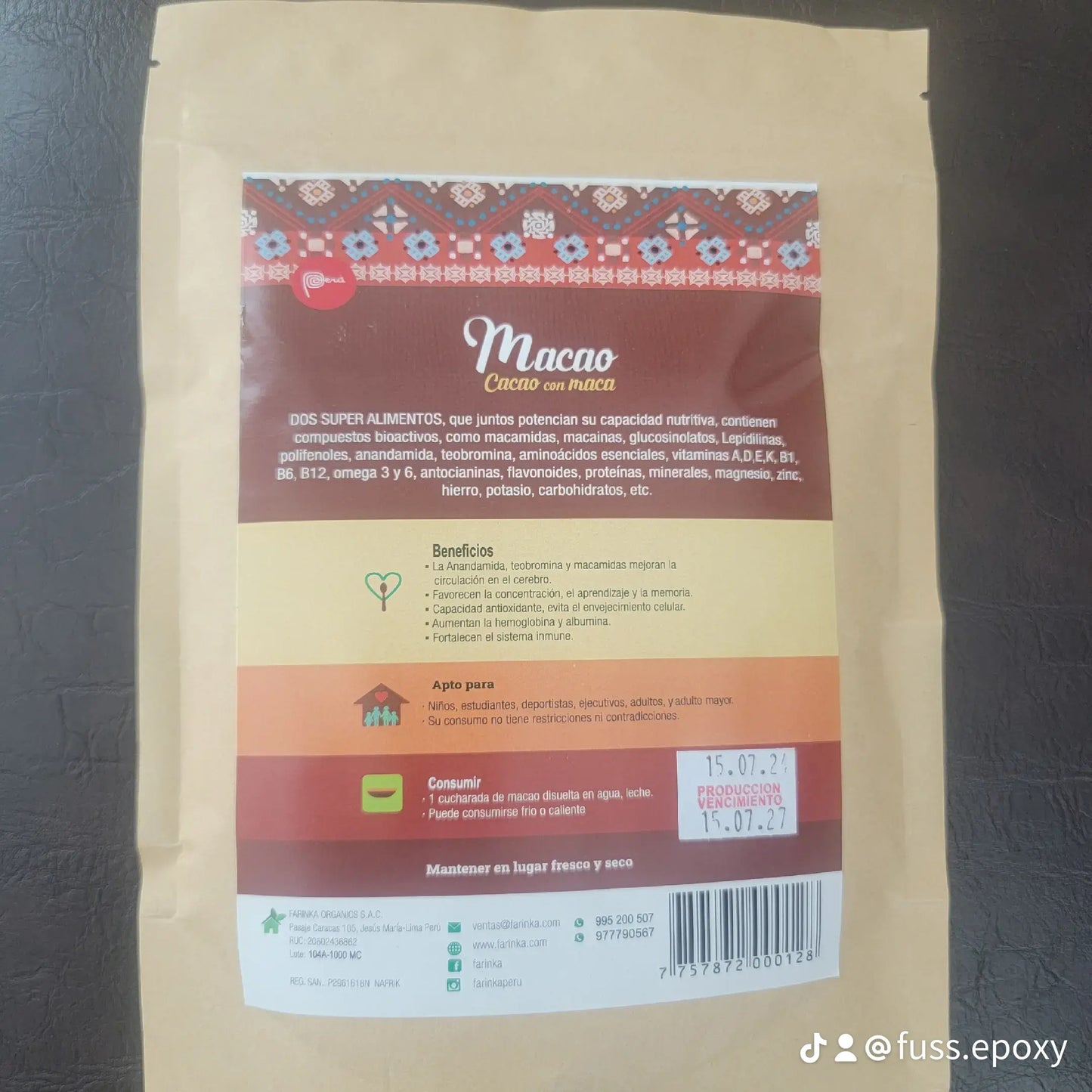 Maca with Cacao