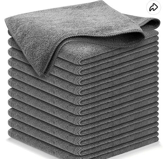 Microfiber towels 16x16 inches