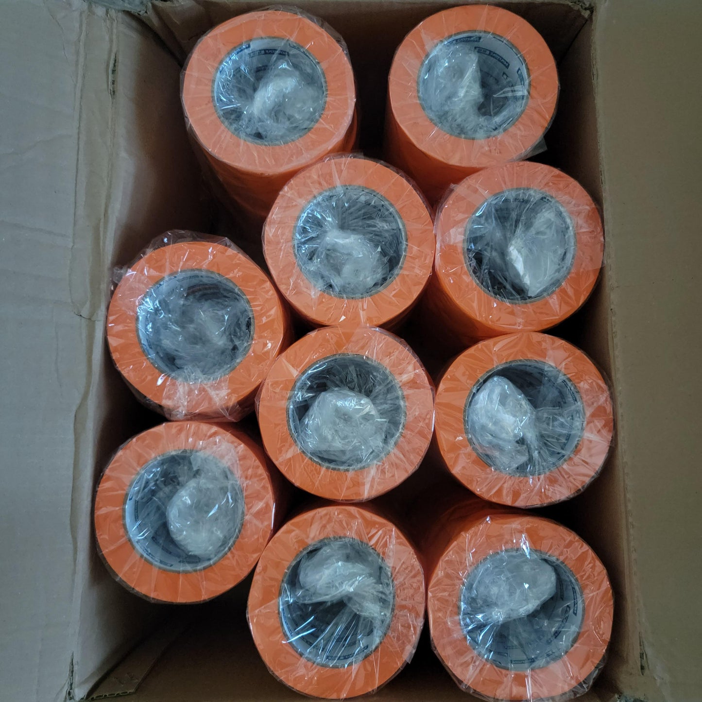 Orange masking tape 2in pack of 5